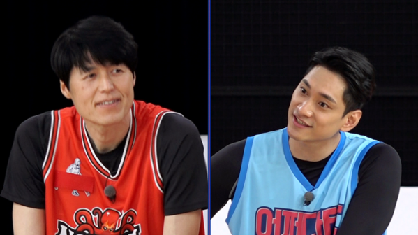 ▲'뭉쳐야 쏜다' 방신봉, 김요한 도발에 응수(사진제공=JTBC)