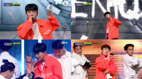 ▲디아크(사진=Mnet '엠카운트다운' 방송 캡처)