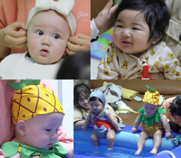 ▲'슈퍼맨이 돌아왔다' 사유리 젠, 정미애 아들 승우(사진제공=KBS)