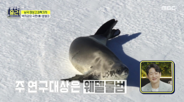 ▲‘아무튼 출근!’ 남극 장보고기지 월동대원 박지강(사진제공=MBC)