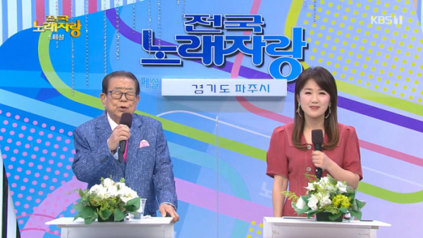 ▲'전국노래자랑' 송해(사진=KBS1 '전국노래자랑' 방송화면 캡처)