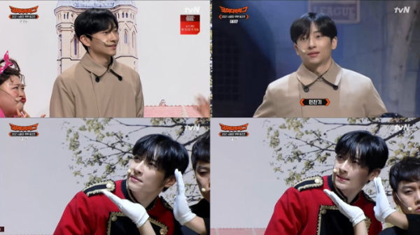 ▲민찬기 '만사마' 변신(사진=tvN '코미디빅리그' 방송화면 캡처)