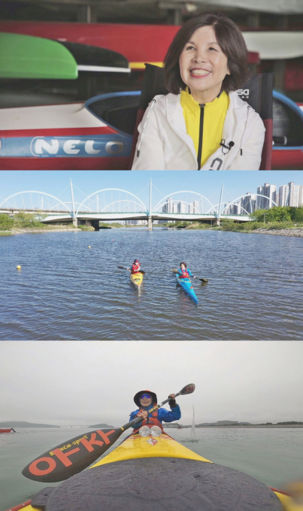 ▲'카약' 이은진 할머니(사진제공=SBS)