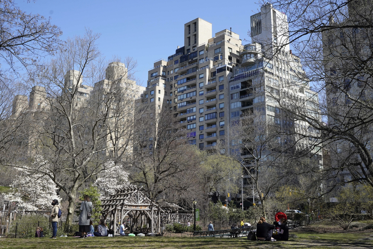 ▲미국 뉴욕의 아파트 건물. 뉴욕/AP뉴시스