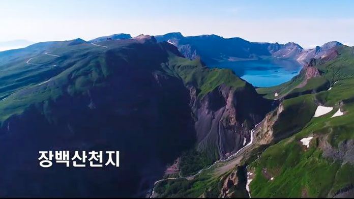 ▲서울 구로구가 백두산을 중국식 동북공정 명칭인 ‘장백산’으로 칭하는 등 역사·문화 왜곡 콘텐츠를 공식 유튜브 채널에 올려 논란에 휩싸였다. (사진출처=구로구 유튜브 영상 캡처)