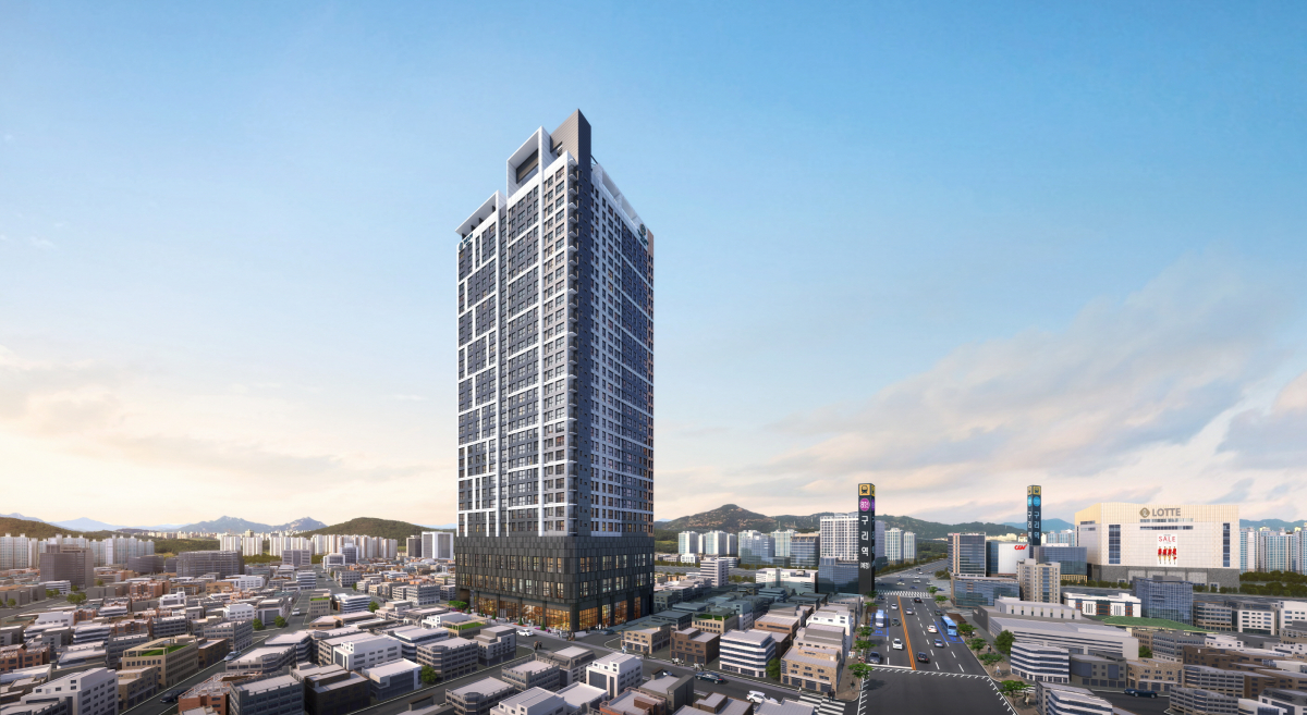 ▲‘구리역 더리브 드웰’ 투시도. (사진제공=SGC이테크건설)