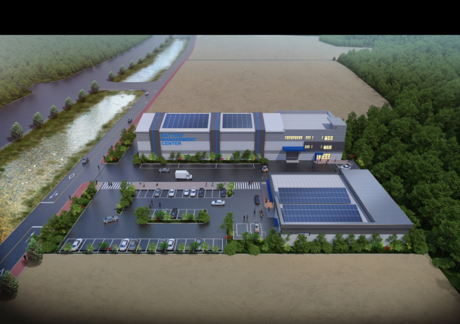 ▲포항 이차전지종합관리센터 조감도 (사진제공=뉴시스)