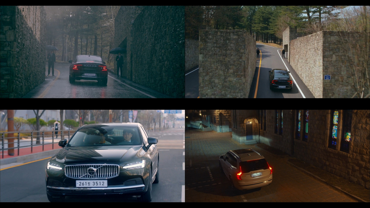 ▲볼보가 tvN 드라마 '마인'에 플래그십 차량을 지원했다.  (사진제공=볼보자동차코리아)