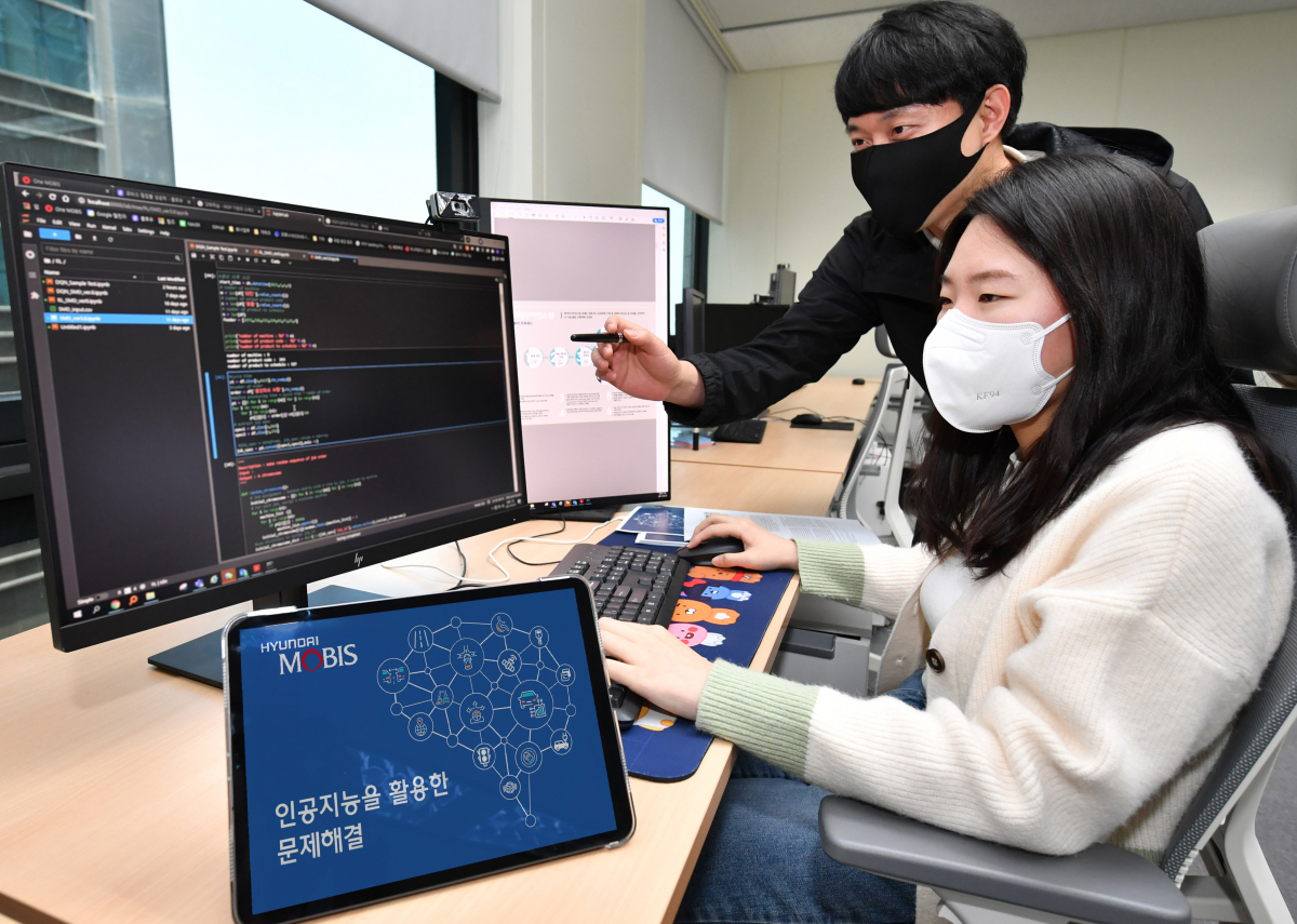 ▲현대모비스가 경영현장에 적용한 인공지능기술 사례가 40건을 넘어섰다. (사진제공=현대모비스)