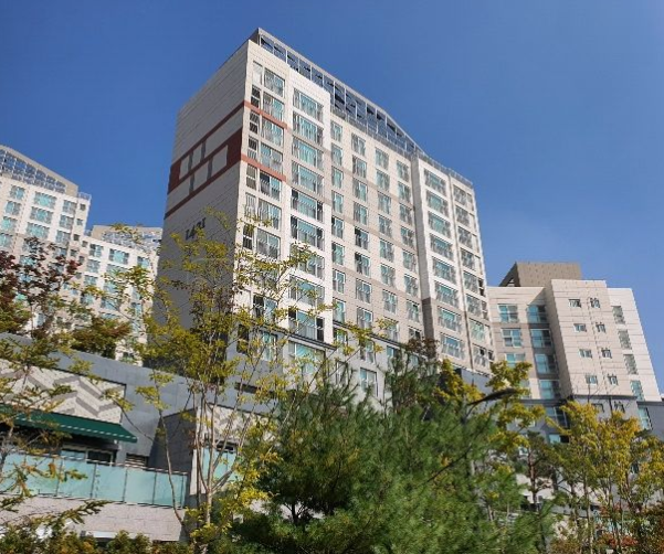 ▲경기 화성시 청계동 '동탄역 시범 한화 꿈에그린 프레스티지' 아파트 전경. (사진 제공=지지옥션)