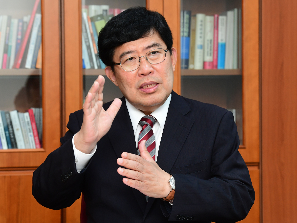 ▲윤창현 국민의힘 의원이 지난달 25일 서울 여의도 국회 의원회관에서 이투데이와 인터뷰를 하고 있다. 고이란 기자 photoeran@