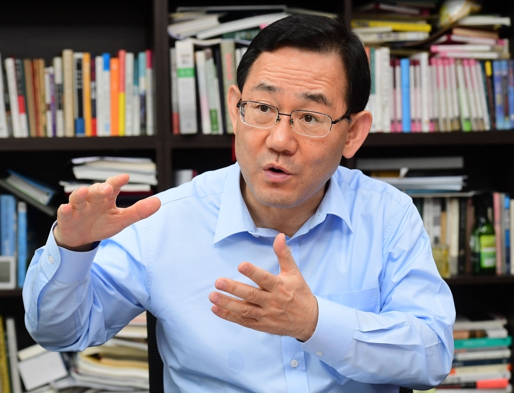 ▲국민의힘 당대표 출마자 주호영 의원이 2일 서울 여의도 국회 의원회관에서 이투데이와 인터뷰를 하고 있다. 고이란 기자 photoeran@ (이투데이DB)