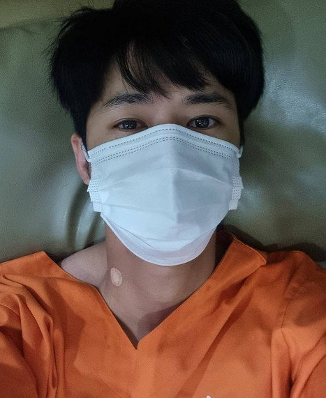 ▲구안와사 고백 오종혁(사진=오종혁 인스타그램)