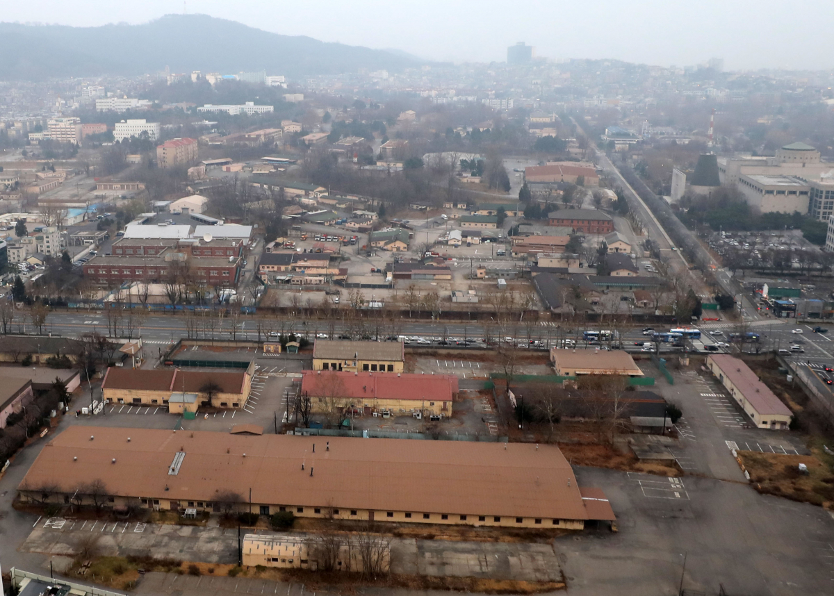 ▲서울 용산구 남영동 캠프 킴 전경. (뉴시스)