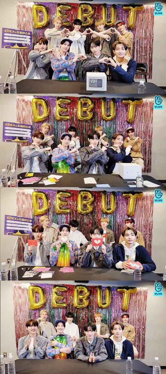 ▲이펙스(사진 =EPEX 공식 V LIVE 채널 캡처)