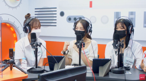 ▲네이처 소희X유채X새봄(사진 = ‘뮤직 액세스’ 방송 화면 캡처)