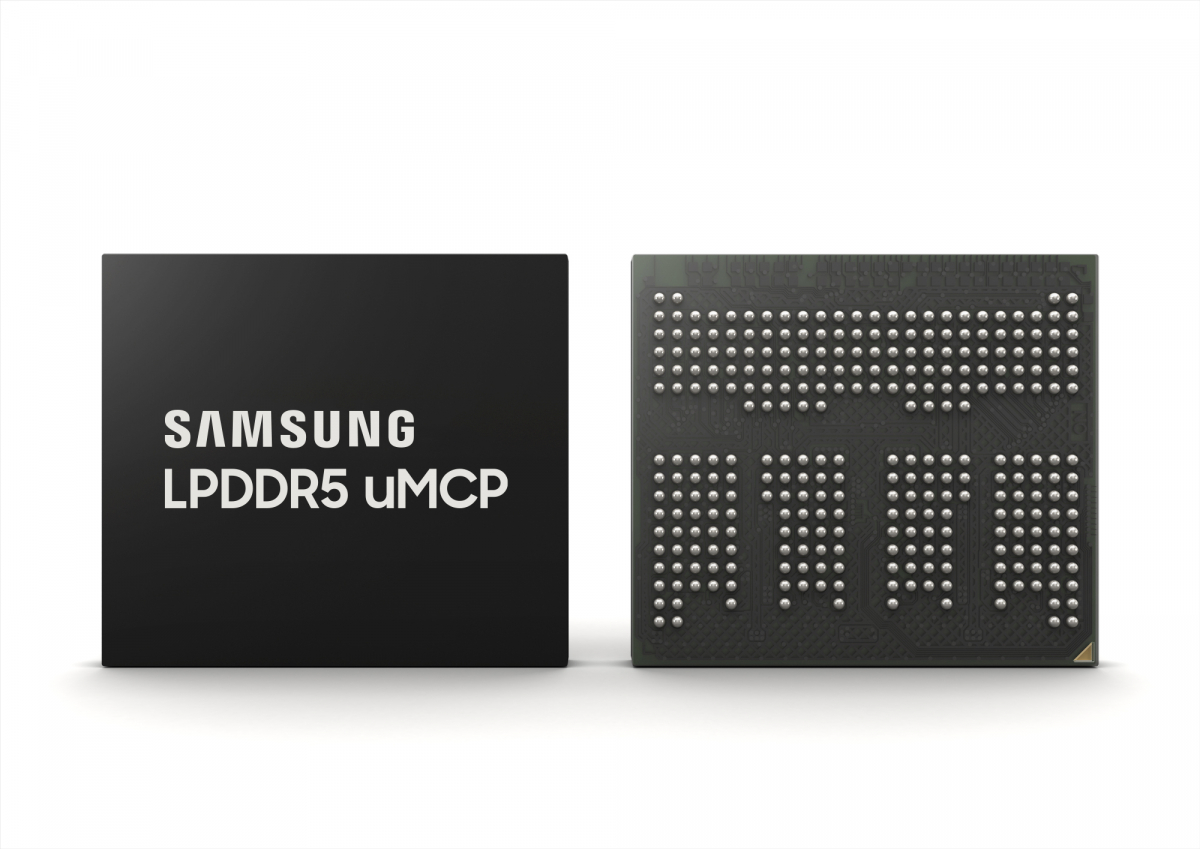▲삼성전자 LPDDR5 uMCP (사진제공=삼성전자)