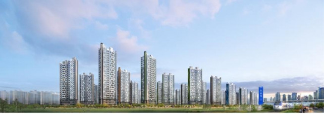 ▲청주 오송2차 대광로제비앙 그랜드센텀 아파트 조감도.