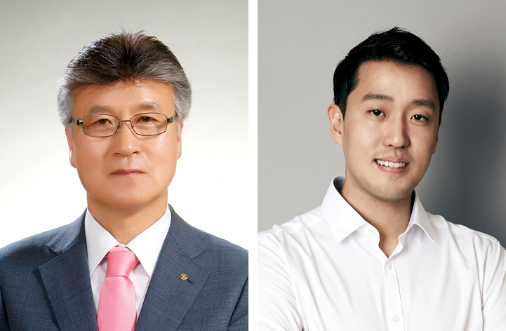 ▲2021년 2분기 ‘자랑스러운 중소기업인’에 선정된 문성호 문창 대표(왼쪽)와 정중교 프레시지 대표.  (사진제공=중소기업중앙회)