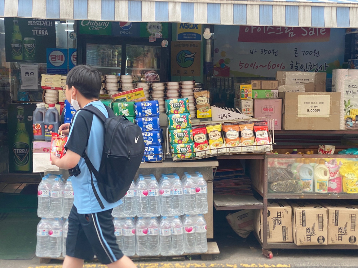 ▲서울 마포구 대학가 인근에 위치한 소규모 슈퍼마켓 (김혜지 기자 heyji@)