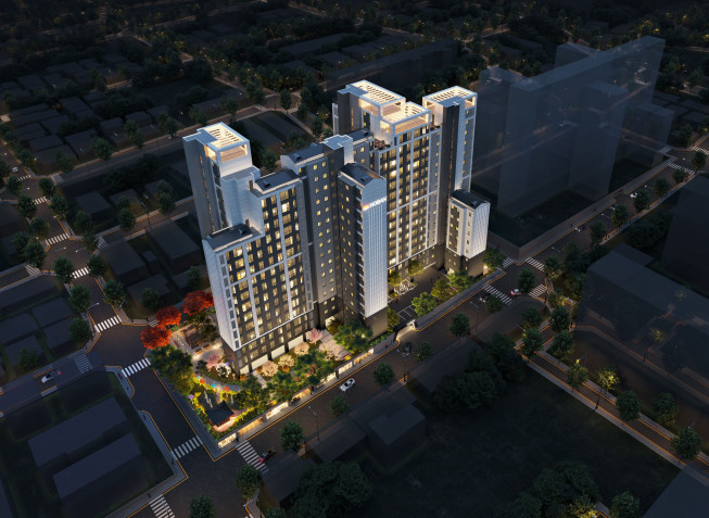 ▲경기 부천 삼익아파트1동 가로주택정비사업 조감도. (자료제공=호반건설)