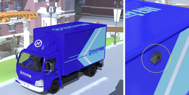 ▲㈜한진이 택배차량을 활용하여 ‘거리뷰’ 촬영과 ‘도로정보DB’를 수집하는 신사업에 나선다고 28일 밝혔다. (사진제공=㈜한진)