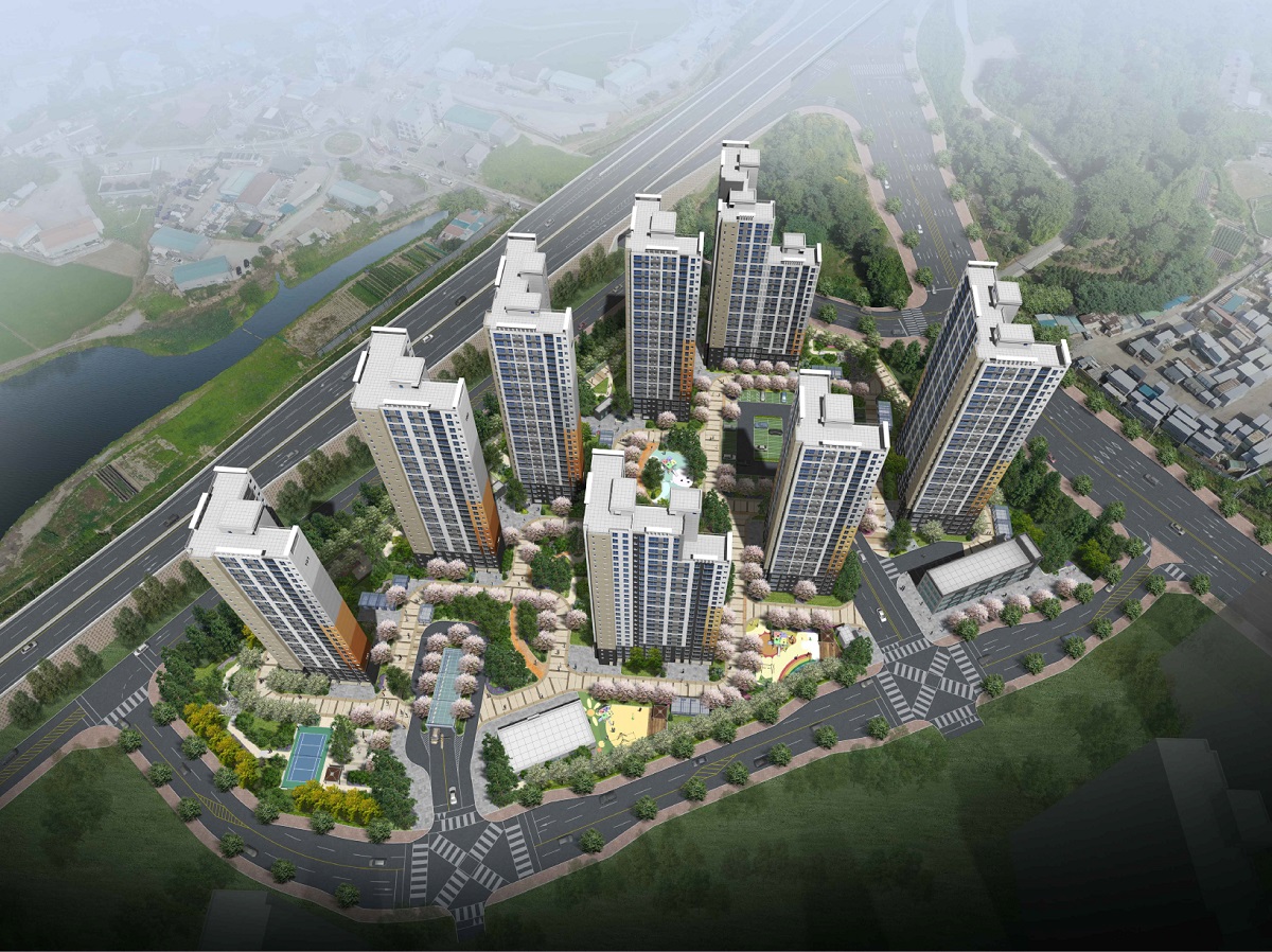 ▲오산세교 지역주택조합 공동주택 사업 조감도 (자료제공=한양)