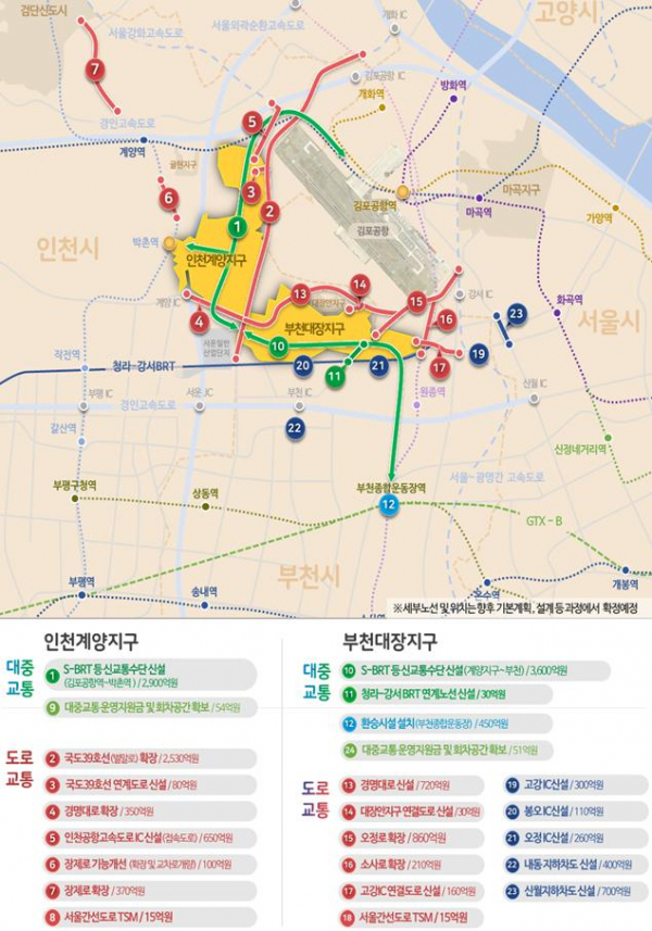 ▲인천 계양 광역교통개선대책 (자료제공=국토교통부)