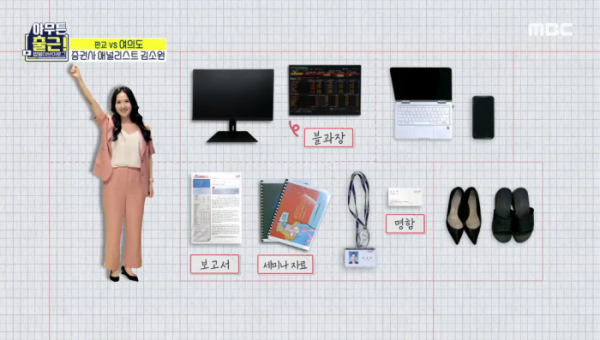 ▲'아무튼 출근' 애널리스트 키움증권 김소원(사진제공=MBC)