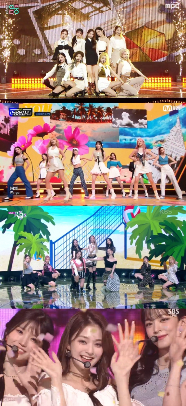 ▲프로미스나인(사진제공=각 방송사)