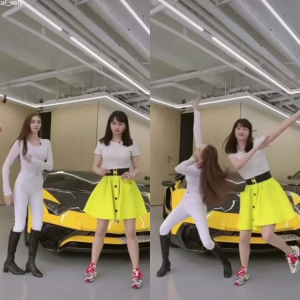 ▲구잘 '한판뜨자' 챌린방송인 지(사진=구잘 틱톡 캡처)