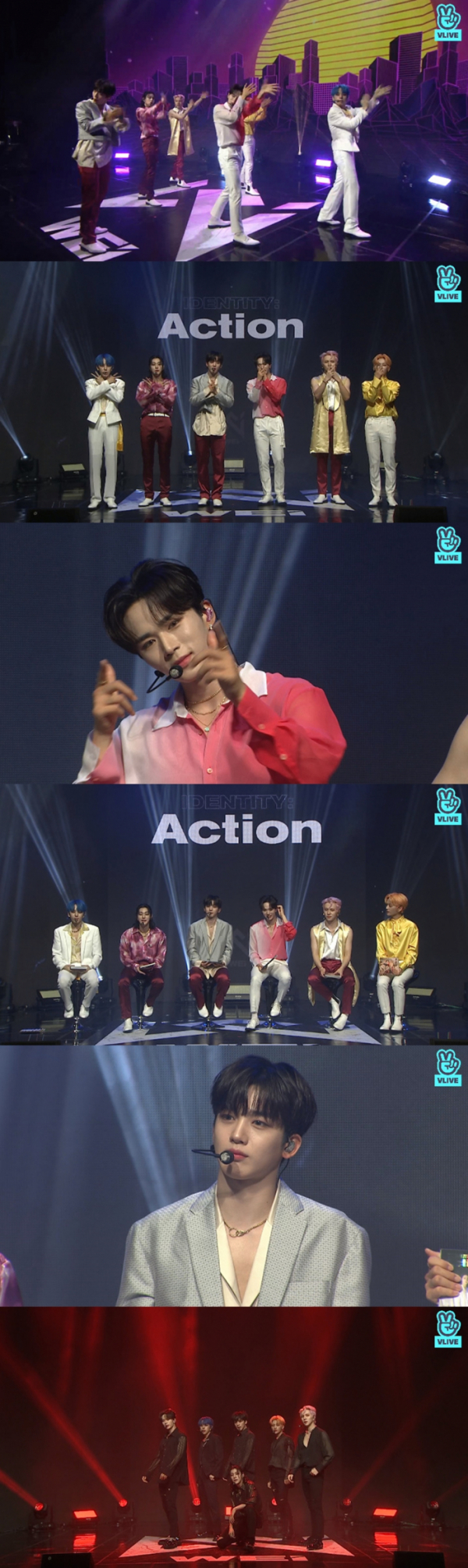 ▲위아이(사진 = 위아이 공식 V LIVE 캡처)