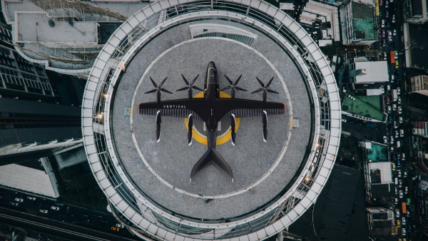 ▲버티컬에어로스페이스의 VA-X4 항공기의 렌더링 모습. 로이터연합뉴스
