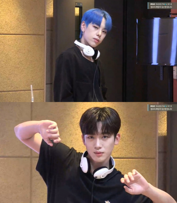 ▲위아이 장대현X김요한(사진 = MBC FM4U 보이는 라디오 캡처)