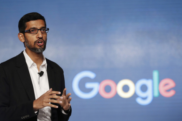 ▲순다르 피차이는 알파벳 최고경영자이자 구글 CEO로 구글 툴바, 구글 크롬 웹브라우저 출시 등에서 결정적인 역할을 하며 회사를 키웠다. (AP/뉴시스)