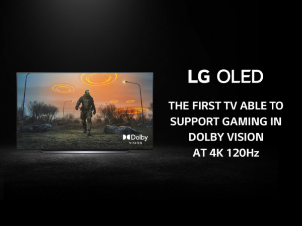 ▲LG 올레드 TV가 업계 최초로 4K(3,840x2,160) 해상도 120Hz 주사율에서도 차세대 게이밍 특화 그래픽 기능인 돌비비전 게이밍(DolbyVision Gaming)을 지원하며, 최강 게이밍 TV 지위를 공고히 한다. (사진제공=LG전자)