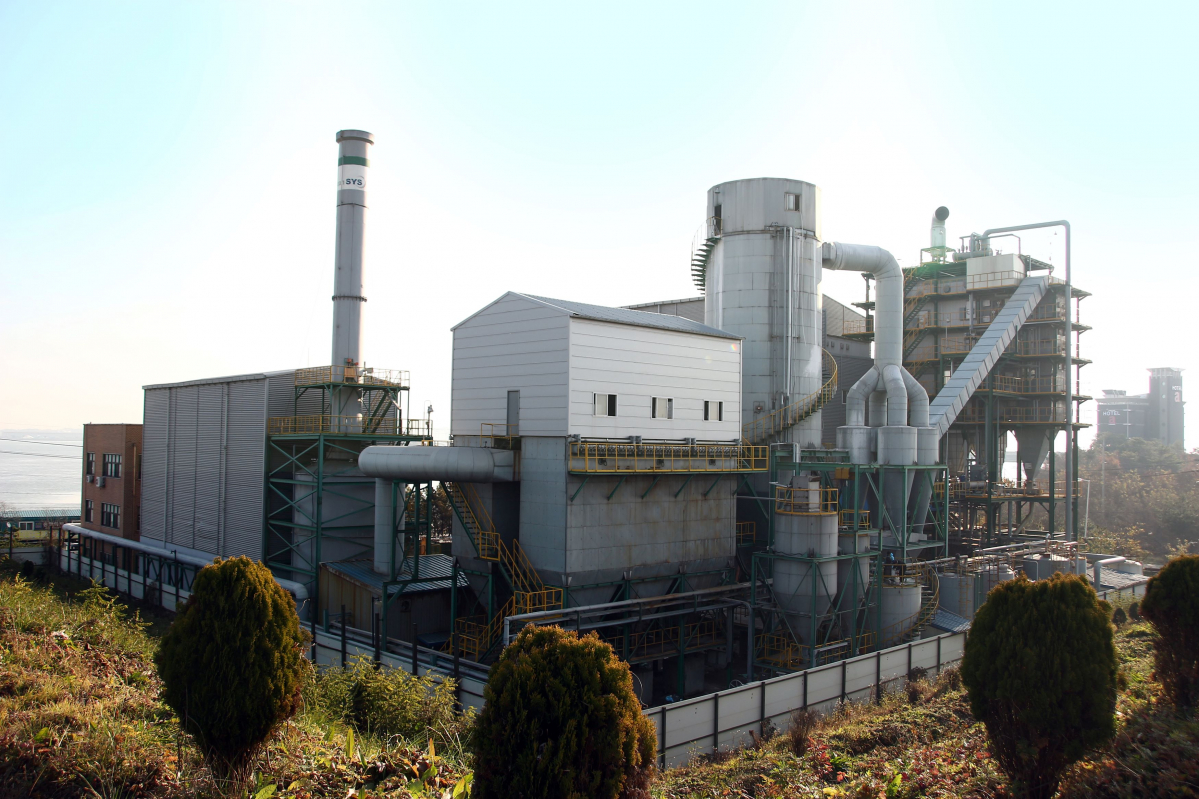 ▲SK에코플랜트 자회사인 환경시설관리가 운영하는 폐기물 소각시설 (사진제공=SK에코플랜트)