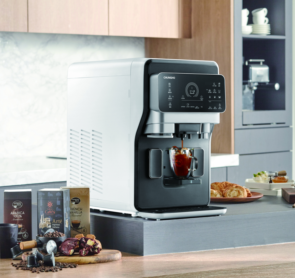 ▲청호나이스 ‘청호 커피머신얼음정수기 에스프레카페’ (사진제공=청호나이스)