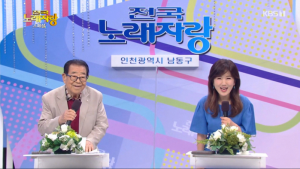 ▲'전국노래자랑' 송해(사진=KBS1 '전국노래자랑' 방송화면 캡처)