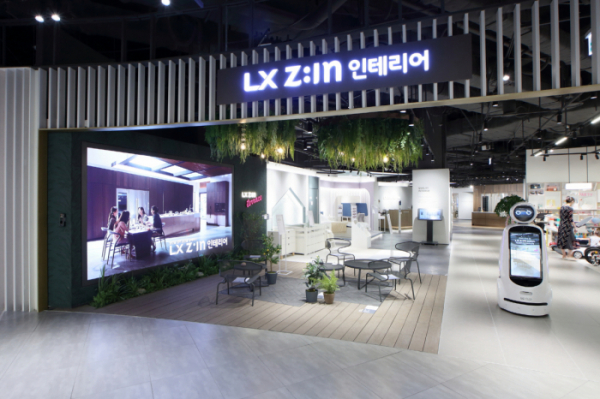 ▲'LX Z:IN 인테리어 지인스퀘어 신세계백화점 대구점' 전경 (사진제공=LX하우시스)