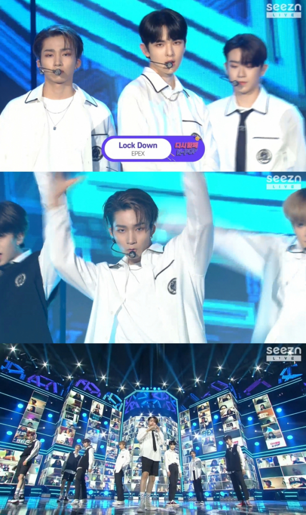 ▲이펙스(사진 = '2021 다시 함께 K-POP 콘서트' 캡처)