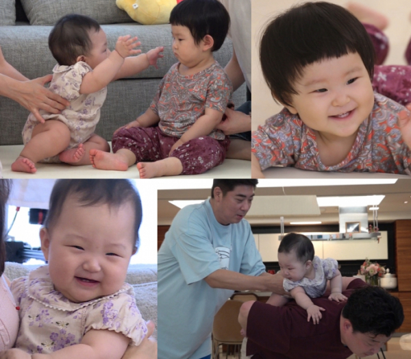 ▲윤정수, 최희 딸·서효림 딸 육아 도전(사진제공=KBS)