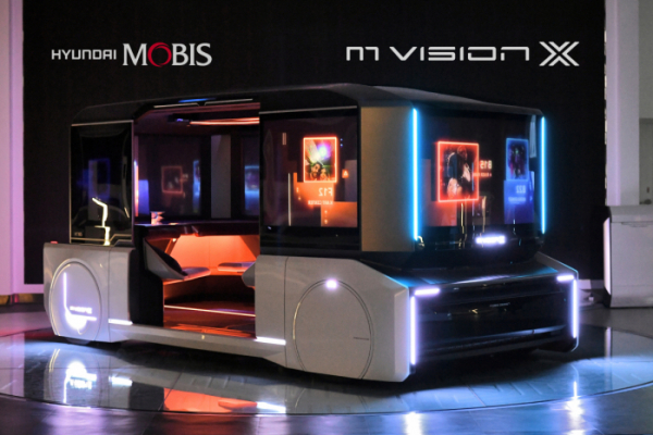 ▲현대모비스가 개발한 도심 공유형 모빌리티 콘셉트카 M.Vision X  (사진제공=현대모비스)