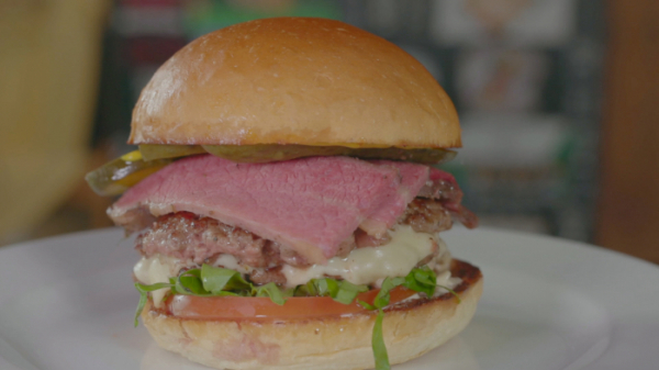 ▲'백종원의국민음식' 햄버거(사진제공=JTBC)