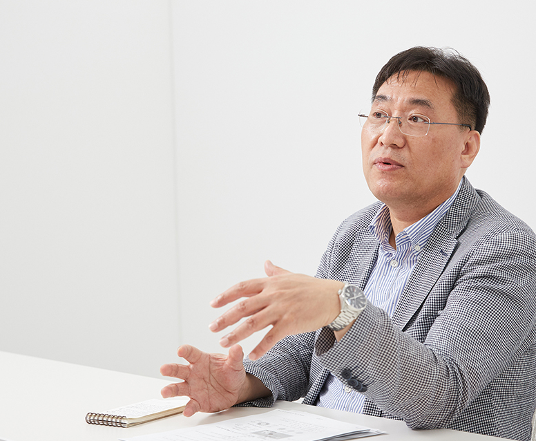 ▲SK하이닉스 분석기술센터장을 맡고 있는 이기정 담당 (사진제공=SK하이닉스)