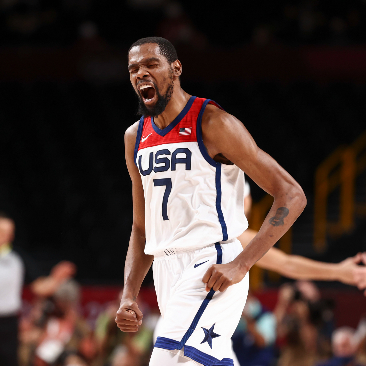 ▲미국의 금메달을 이끈 케빈 듀란트. (출처=NBA 공식 트위터)