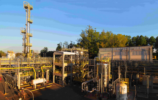 ▲DL케미칼 브라질 카리플렉스 파올리나 공장 전경. (자료제공=DL케미칼)