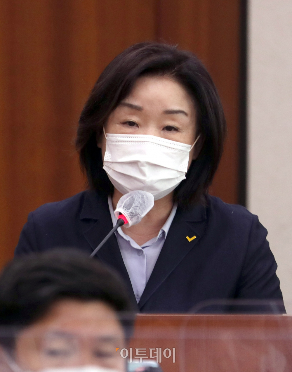 ▲심상정 정의당 의원이 서울 여의도 국회에서 열린 국토교통위원회 전체회의에서 법안 제안설명을 하고 있다. 신태현 기자 holjjak@ (이투데이DB)