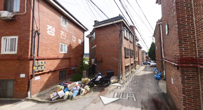 ▲경기 남양주시 퇴계원 일대에 부동산 개발 바람이 거세게 불고 있다. 남양주시 퇴계원읍 퇴계원5구역 일대 모습. (네이버부동산)