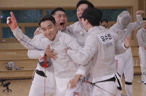 ▲펜싱 금메달 사부(사진제공=SBS)